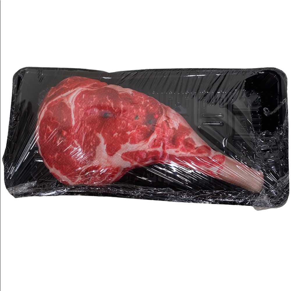 {NEW} Steak Design Dog Toy Red Light Chewers